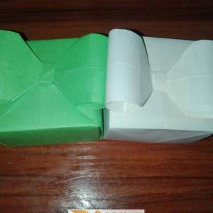 简单的威廉希尔公司官网
折纸礼盒是如何进行折叠和制作的 带蝴蝶结的折纸盒子做法