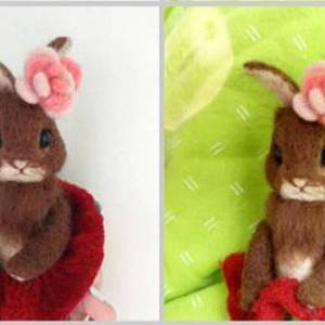 怎样制作个性的毛绒兔子羊毛毡方法图片威廉希尔中国官网
