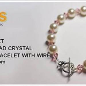 一条简单个性的水晶珍珠串珠手链制作方法威廉希尔中国官网
