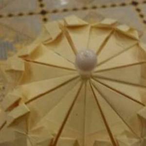 折叠漂亮立体雨伞的详细图解