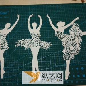 现代剪纸威廉希尔公司官网
制作威廉希尔中国官网
 芭蕾舞演员剪纸DIY