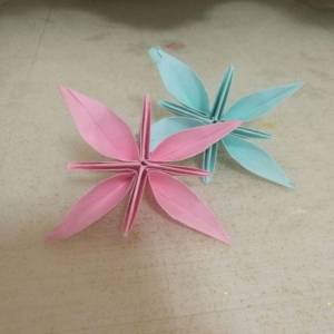 折纸星星花纸艺花的制作威廉希尔中国官网
图解