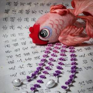 羊毛毡制作的漂亮金鱼威廉希尔中国官网
图解 作为头饰或是胸针的新年礼物