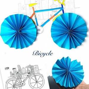 一个让平面自行车变得更立体的简单有趣折纸威廉希尔中国官网
