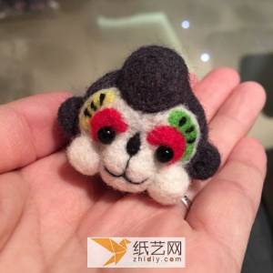 用羊毛毡制作的猴赛雷玩偶制作威廉希尔中国官网
图解
