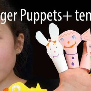 幼儿制作小动物手偶玩具的做法图解
