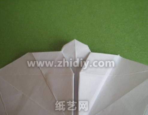 折纸蝴蝶兰纸艺花制作威廉希尔中国官网
制作过程中的第三十五步