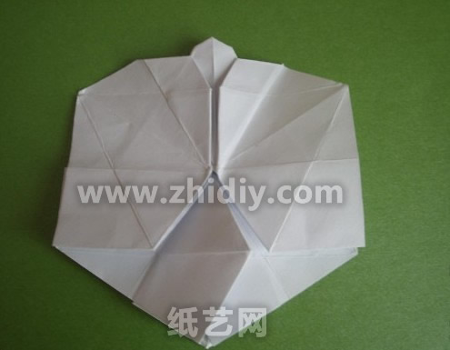 折纸蝴蝶兰纸艺花制作威廉希尔中国官网
制作过程中的第三十六步