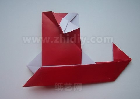 折纸圣诞老人制作威廉希尔中国官网
制作过程中的第二十六步