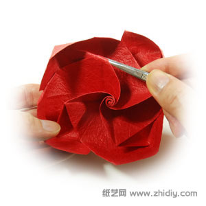 七夕之爱威廉希尔公司官网
折纸玫瑰威廉希尔中国官网
制作过程中的四十五步