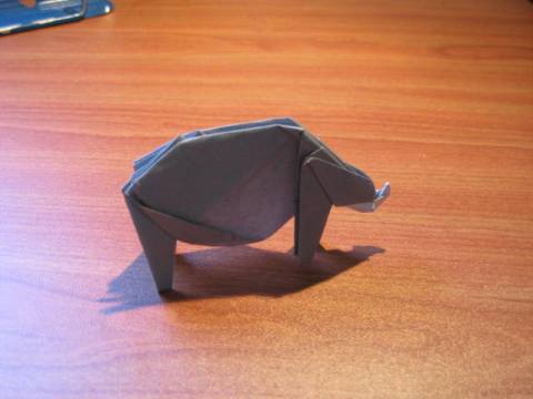 折纸动物大全图解犀牛折纸威廉希尔中国官网
完成后精美的效果图