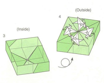 千纸鹤和折纸盒子盒子的完美结合就在这个折纸图纸威廉希尔中国官网
