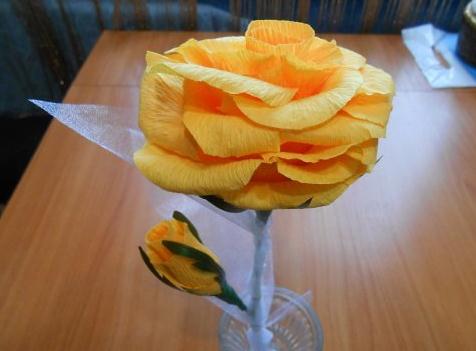 纸玫瑰花的折法图解威廉希尔中国官网
手把手教你制作皱纹纸玫瑰花的折法
