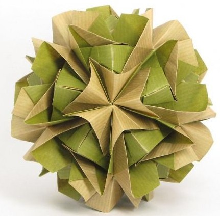 纸球花的折法图解威廉希尔中国官网
手把手教你制作漂亮的折纸灯笼式折纸花球
