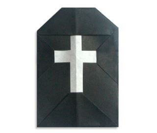万圣节折纸墓碑的折纸图解威廉希尔中国官网
手把手教你制作漂亮的折纸墓碑