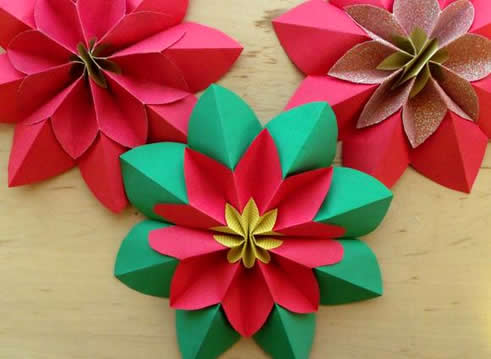 圣诞节折纸花大全之一品红折法视频威廉希尔中国官网
