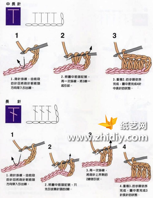 中长针和长针的钩针编法威廉希尔中国官网
帮助大家学会更加漂亮的编织方法