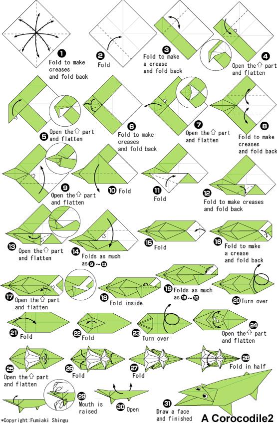 威廉希尔公司官网
折纸鳄鱼的基本折法图解威廉希尔中国官网
展示出折纸鳄鱼是如何制作的