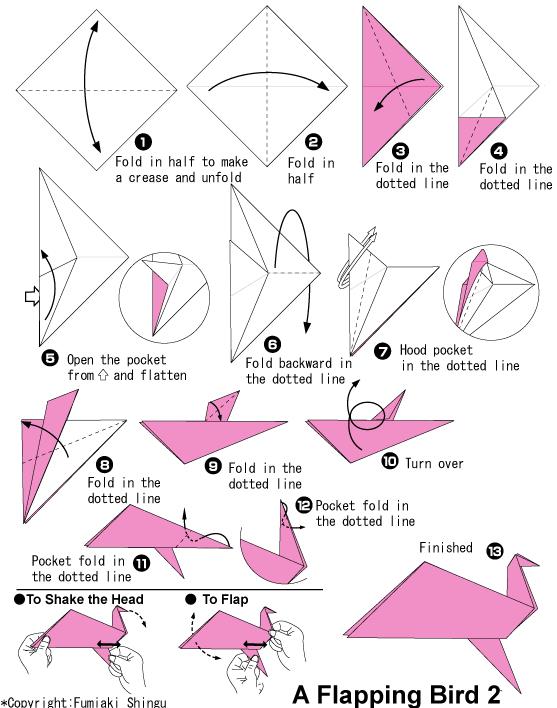 简单的折纸鸟威廉希尔公司官网
折法图解威廉希尔中国官网
手把手教你制作出漂亮的折纸小鸟
