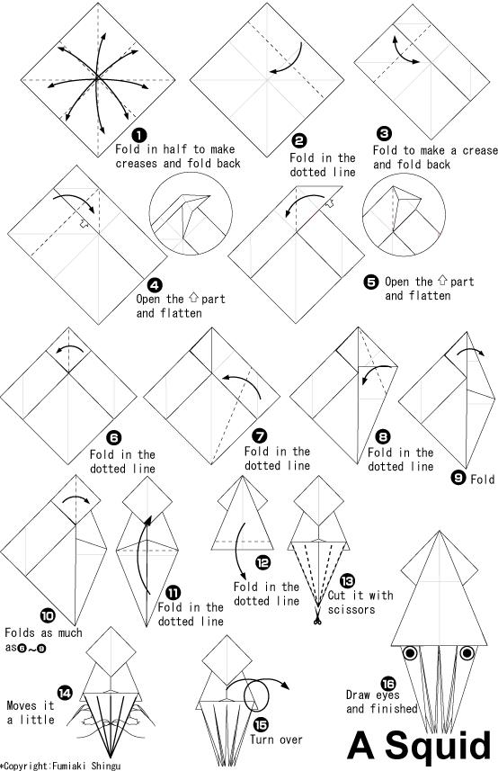 威廉希尔公司官网
折纸乌贼的折纸图解威廉希尔中国官网
教你制作出漂亮的折纸乌贼