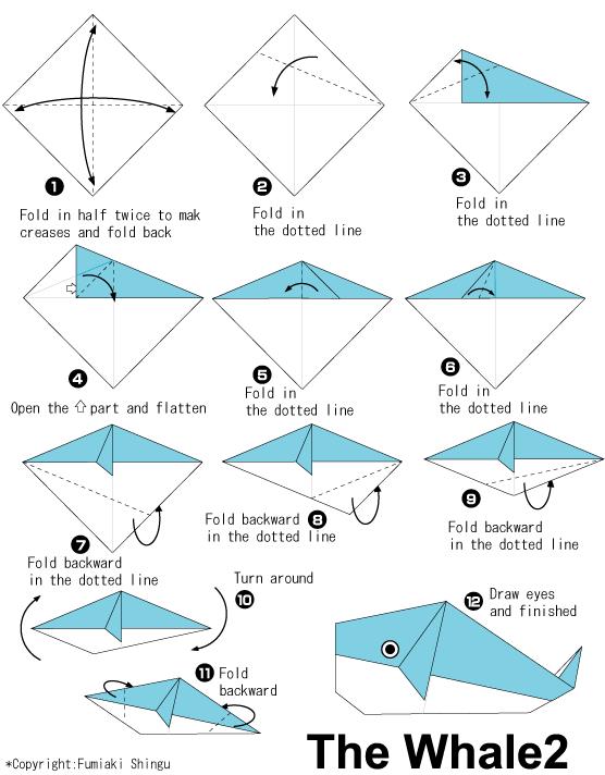 威廉希尔公司官网
折纸鲸鱼的基本折法威廉希尔中国官网
展示出折纸鲸鱼是如何通过威廉希尔公司官网
折纸完成制作的