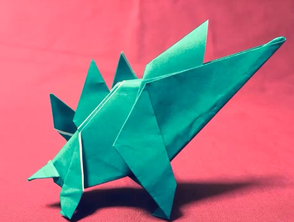 儿童折纸剑龙的折纸恐龙方法威廉希尔中国官网
