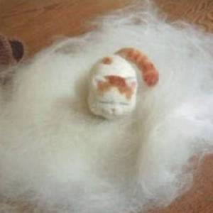 羊毛毡威廉希尔中国官网
羊毛毡白毛黄点花样猫咪制作威廉希尔中国官网
