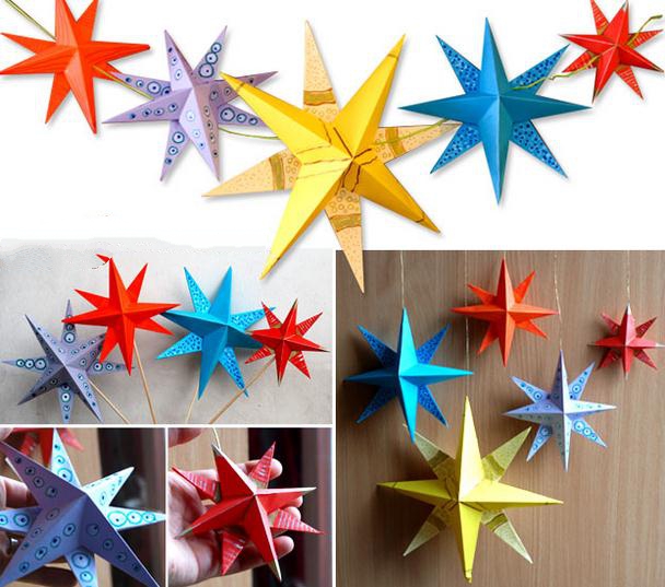 儿童威廉希尔公司官网
制作漂亮3D立体星星装饰制作威廉希尔中国官网
