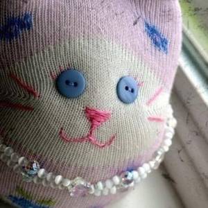 可爱的袜子制作小猫咪DIY威廉希尔中国官网
