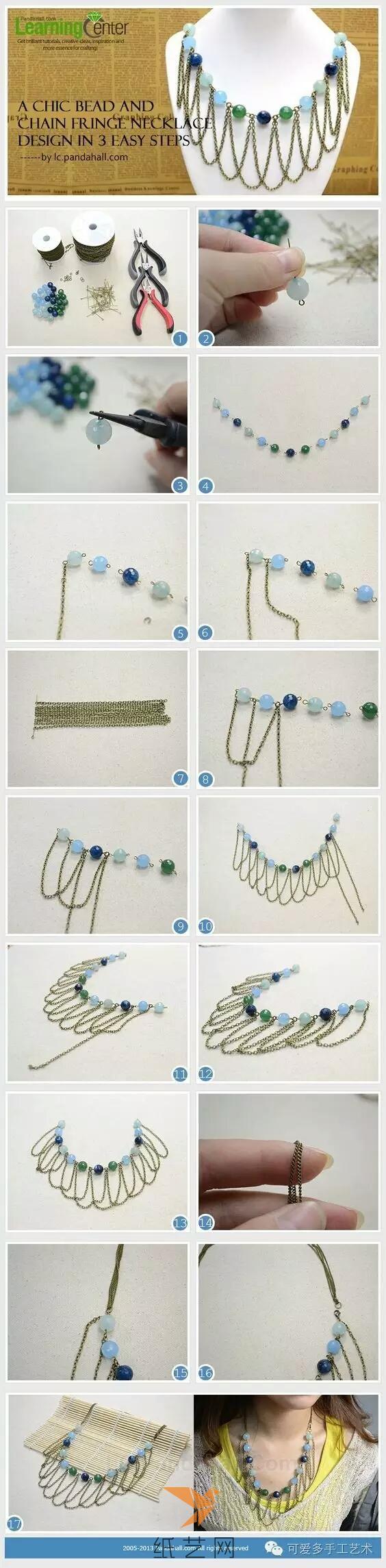 30多种串珠饰品教程让你展示创造力一夜变巧手！