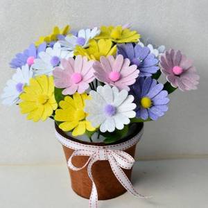 不织布制作的花朵盆栽教师节礼物威廉希尔中国官网
