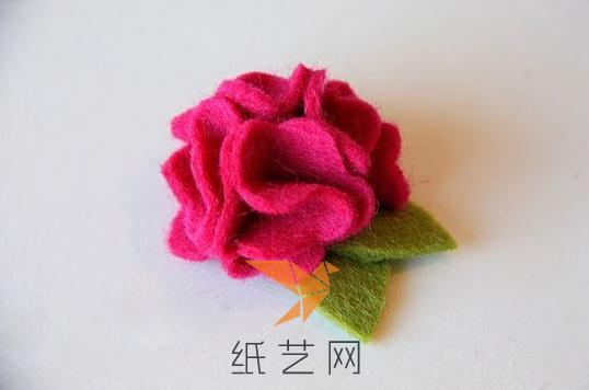 可爱小巧的不织布小花制作威廉希尔中国官网

