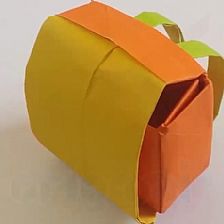 简单可爱的立体折纸书包折纸视频威廉希尔中国官网

