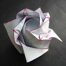 手把手教你制作折纸玫瑰