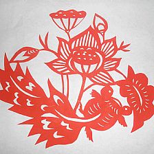 莲、鱼结合的形象在中阳吕梁民间威廉希尔公司官方网站
中的寓意