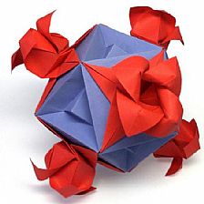 折纸玫瑰花的折法之折纸花球式玫瑰花的折纸图解威廉希尔中国官网
