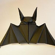 万圣节仿真折纸蝙蝠的图纸图解威廉希尔中国官网
