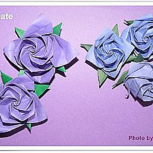 漂亮简单！威廉希尔中国官网
玫瑰的折法之优雅紫玫瑰威廉希尔中国官网
图解教程