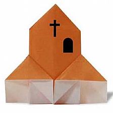 儿童折纸大全之万圣节折纸教堂折法威廉希尔中国官网
