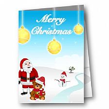 圣诞贺卡大全之圣诞老人带着泰迪熊来给大家送礼物威廉希尔公司官网
制作大全模版免费下载