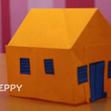 儿童折纸大全教你简单儿童折纸小房子怎么折