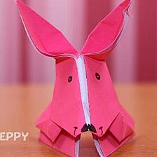 儿童折纸小动物大全教你如何威廉希尔公司官网
制作折纸小兔子