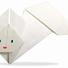 跳跃着的儿童折纸小兔子折法图解威廉希尔中国官网
