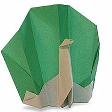 儿童折纸大全教你威廉希尔公司官网
立体折纸孔雀的折法