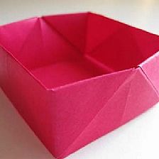 简易垃圾盒的折法、自制简易垃圾盒、简易垃圾桶折法图解教程