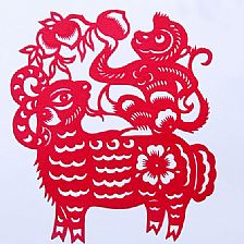 羊年剪纸羊身上骑着猴子的寓意和羊年剪纸图案威廉希尔中国官网
