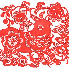 传统民俗羊年窗花剪纸设计和窗花威廉希尔中国官网
