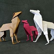 折纸小狗怎么做？仿真折纸小狗的详细折法威廉希尔中国官网
