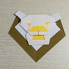 万圣节折纸狮子面具威廉希尔公司官网
制作威廉希尔中国官网
