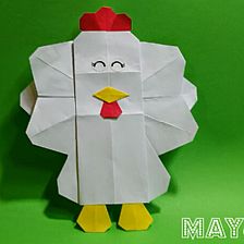 儿童折纸卡通折纸小鸡的制作威廉希尔中国官网
